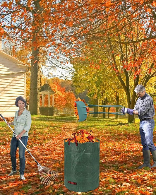 Leaf Grabber, Grabber Rake, Leaf Picker Upper, Leaf Scoops with Long Handle, Rakes for Yard Work, Yard Tools for Garden Cleaning