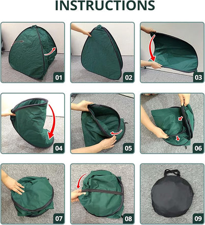 2 Pcs Pop Up Shrub Covers Frost Protection Tent, 22" x 22" x 22" Winter Plant Cover Freeze Protection, Warm Garden Plant Protector Tent for Protecting Outdoor Shrub Fruit Potted Plants from Snow & Ice