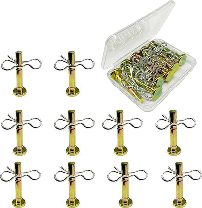 10 pcs Snowblowers Shear Pins Kit - Shear Pin 738-04124 738-04124A and Cotter Pin 714-04040 for MTD Troy-Bilt Snow Blowers