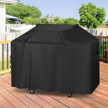 Arcedo Grill Cover 63 Inch Compatible with Weber Genesis 300 Series and New 2022 Genesis 300 Grill, Waterproof Heavy Duty Outdoor Fade Resistant Barbecue Cover, Compared to 7757