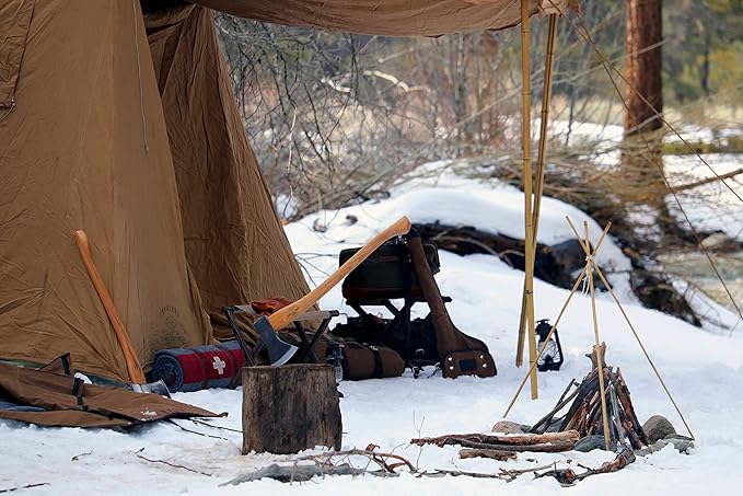 1844 Helko Werk Germany Traditional Hessen Woodworker Axe - Made in Germany Hand Forged Felling Axe and Cutting Axe, Forest Axe for Felling Tree - Head 2-3/4 lbs, Handle 28 in. (Hessen) #13563