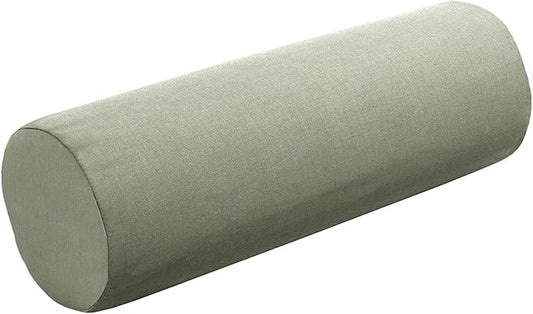 Cushion Source 20" x 6" Sunbrella Bolster Pillow, Indoor/Outdoor Decorative Support Pillow, Fade and Water Resistant, Sunbrella Canvas Seasalt