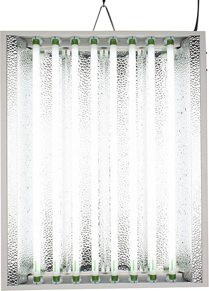 2Ft X 18In 8Lamps 200W to T5 Fluorescent Grow Lights with 6500K Sun Light Grow Lamps and 20000 Lumens & High PPFD