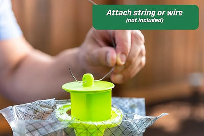 Rescue! Outdoor Disposable Hanging Fly Trap - 6 Traps