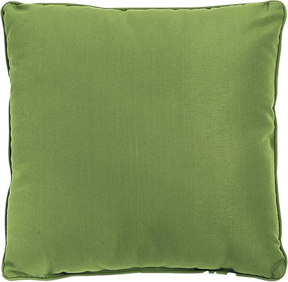 BrylaneHome 20" Square Throw Pillow - Patio & Outdoor - Water, Stain & Fade Resistant - Willow