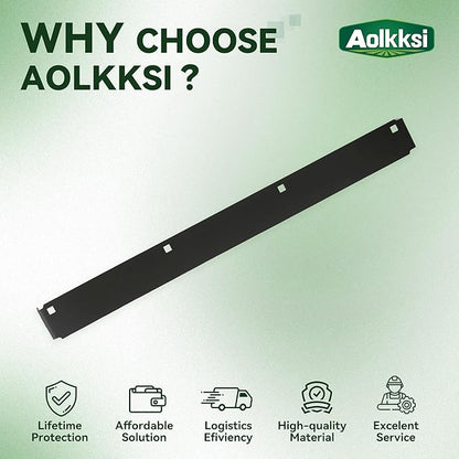 790-00120-0637 24" Snow Blower Shave Plate/Scraper bar Replacement for MTD 2 Stage Snow Thrower 784-5581A