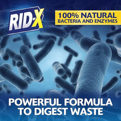 Rid-X Septic Treatment, 12 Month Supply of Septi-Pacs, 12.6 Oz