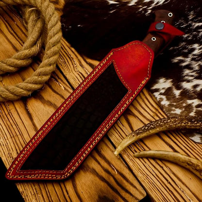 Survival Machete with Sheath for Cutting Trees, for Yard Work and for Bushcrafting Machetes Sickle Heavy Duty Machete for clearing Brush Garden Tools Construction Blade