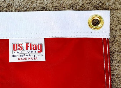 US Flag Factory - 3x5 FT Poland Polish Flag (Sewn Stripes) Outdoor SolarMax Nylon (No Seal) - Premium Quality - 100% Made in America (3x5 FT)