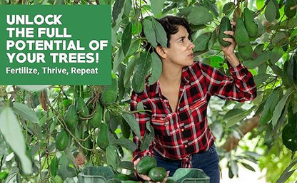 6-4-6 Avocado and Citrus Tree Professional Fertilizer Plant Food for Outdoor/Indoor Gardening; Quick-Release Nitrogen Fertilizer; Orange, Lime, Avocado and Lemon Tree Fertilizer (5 QUARTS)
