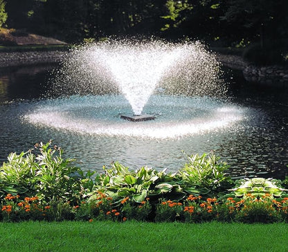 Scott Aerator DA-20 Display Pond Aerator - 1 Horse Power 115V 70ft Cord | Aerating Pond Fountain for up to 1 Acre Ponds | Pond Aerator Pump for Small Ponds | Pond Aeration Systems
