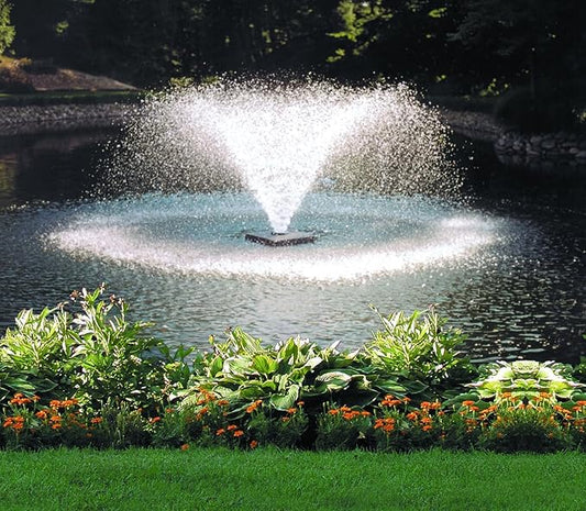 Scott Aerator DA-20 Display Pond Aerator - 1 Horse Power 115V 100ft Cord | Aerating Pond Fountain for up to 1 Acre Ponds | Pond Aerator Pump for Small Ponds | Pond Aeration Systems