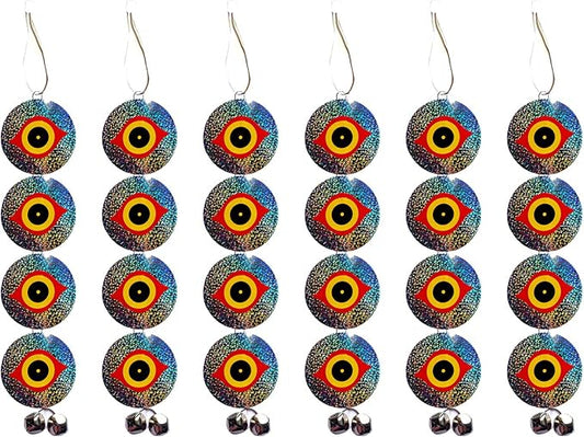 Bird Reflective Devices,Scare Bird Away - Wind-Driven Bird Away Device Birds Scare Discs for Home Garden Double-Sided Bird Scare Control Devices,Keep All Birds Away