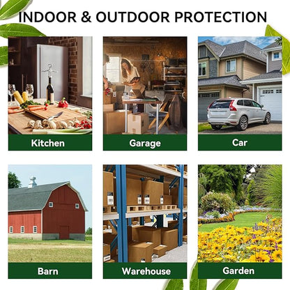 Extra-Strength Mouse Repellent Pouches with Cinnamon/Cornmint Oils, (20 Pouches) Natural Rodent Repellent, Indoor & Outdoor Mice Repellent, Safe for Pets and Kids