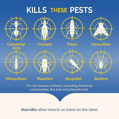 Hot Shot No-Mess! Fogger With Odor Neutralizer 3 Count-1.2 Ounce Cans, Kills Hidden Bugs, No Need To Turn Off Pilot Lights