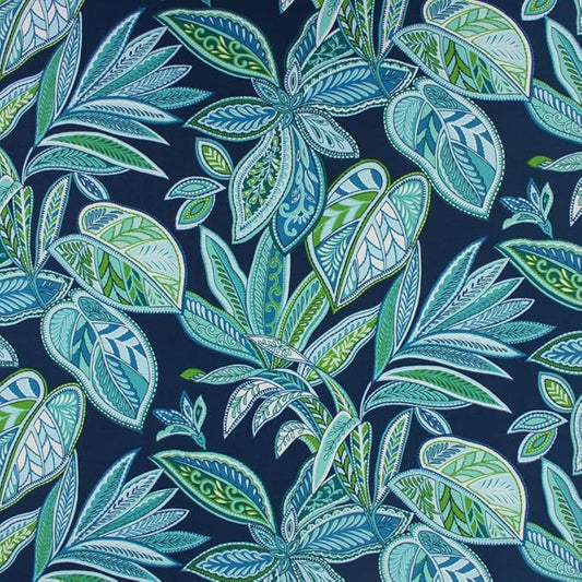RSH DECOR: Deep Seating Cushion with Pillow Back | 23” x 26” Seat | All-Weather Spun Fabric | Water and Fade-Resistant | Outdoor Chair Cushion Set for Patio Furniture | Crestwood Marine Blue
