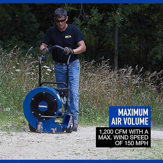Powerhorse Walk-Behind Gas-Powered Jet Blower, 7 HP, 212cc, Model# 205705001001