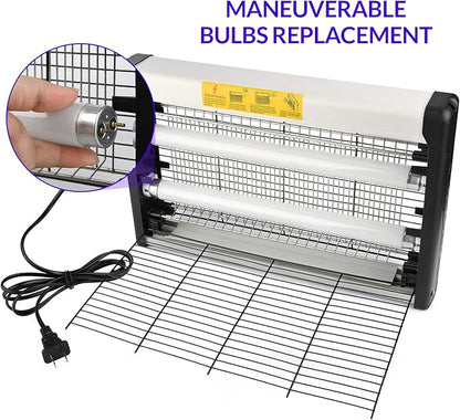 mafiti Bug Zapper Fly Traps Indoor Hanging Electric Mosquito Killer 3500V Gnats Fruit Trap for Home Restaurants Kitchen Garden Black