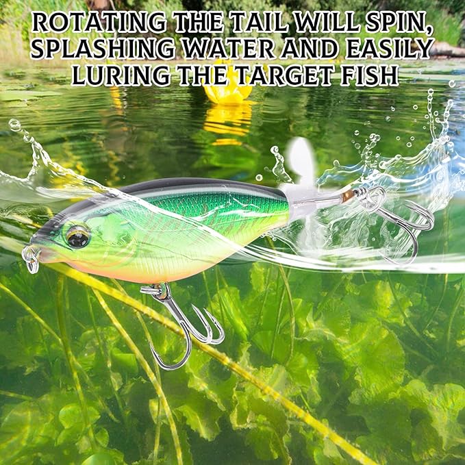 6PCS Swimbait Kit ，Realistic Bait and Surface Bait with Realistic 3D fisheye and Multi Joint Swimming Movements, Perfect for Saltwater and Freshwater Fishing Kits