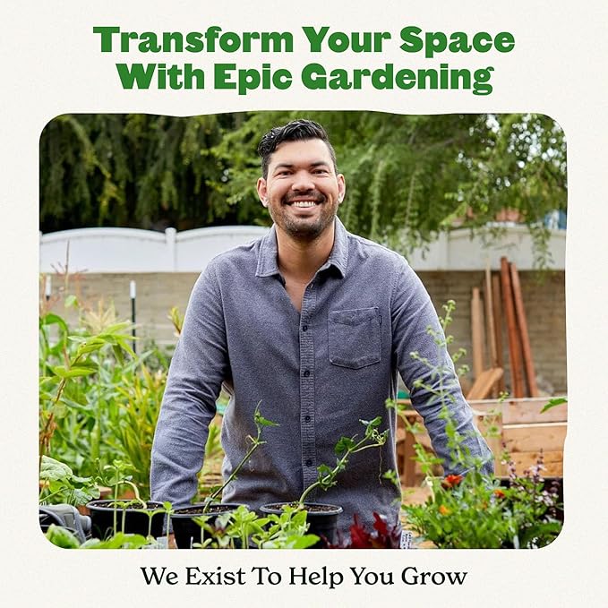 Epic Gardening Reusable Seed Starter Tray - Easy Watering Seed Starting Trays - Gardener Friendly Plant Trays for Seedlings | UV-Treated & BPA-Free -6-Cell Seed Starting Trays - 6 Trays/Pink