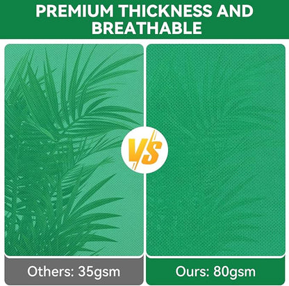 2 Packs Plant Covers Freeze Protection 70" x 82" 2.82oz/yd² Heavy Duty Winter Cold Weather Frost Cloth Blankets, Garden Warm Jacket Bags with Zipper & Drawstring for Outdoor Plants Fruit Tree Potted