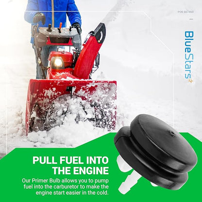 BlueStars 6 packs 66-7460 Primer Bulb - Compatible with Toro Lawn-Boy Replacement Stens 120-440 CCR-3650 CCR-1000 CCR-2000 FSL90-0071 Snowblower