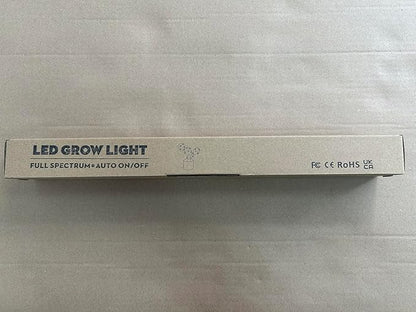 Wiaxulay Grow Lights for Indoor Plants Full Spectrum, 120 LEDs Plant Grow Light Strips with Auto ON/Off Timer 6/12/16Hrs, 5 Brightness, 3 Switch Modes Growing Lamps for Seed Starting, Succulent,2 Bars