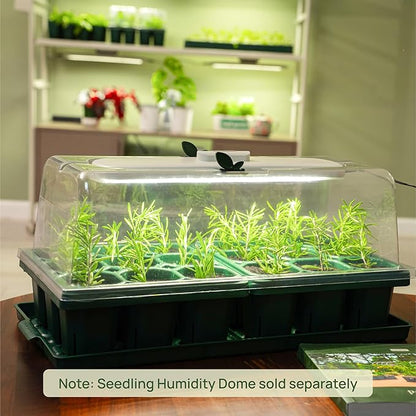 Vego garden Giga Seedling Trays - 16 Pack, 9-Cell UV-Resistant Reusable Starter Trays for Greenhouse/Garden (No Lids)