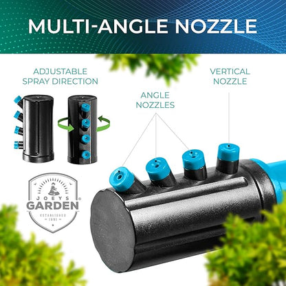 Joeys Sprinkler for Yard, Rotating Garden Sprinkler for Large Area Coverage, Lawn and Yard Sprinklers (Blue)