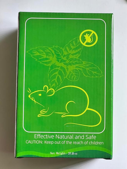 Mouse Repellent Indoor & Outdoor, 36 Pack Powerful Peppermint Keep Rodent, Mice, Skunk, Raccoon Away House Home Attic Kitchen Car Engines, Long-Lasting Protection and Safe Family