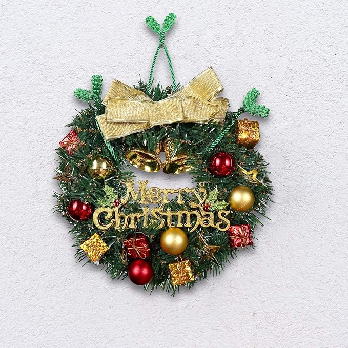 Shappy 12 Pieces Christmas Garland Banister Ties Christmas Decorative Reusable and Flexible Twist Ties for Garland, Banister Home Decoration