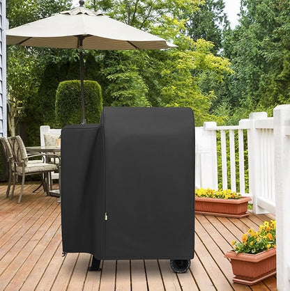 Arcedo Grill Cover Compatible with Pit Boss Lexington 500, Lexington 540, Pro 600 and Tailgater, Heavy Duty Waterproof Wood Pellet Smoker Cover, All Weather Protection for Onyx Edition Grill