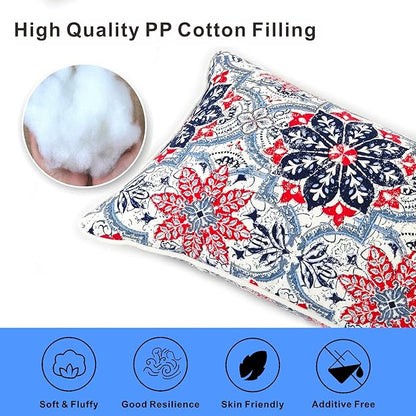 JMGBird Outdoor Lumbar Pillows Pack of 2 Outdoor Decorative Pillows with Insert Included 12×20 Inch Outdoor Pillows for Patio Furniture