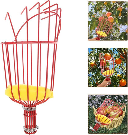 Kisangel 1pc Tool Pecan Picker Mango Picker Pole Adjustable Fruit Picker Avocado Tool Fruit Collector Tool Fruit Harvester Fruit Picker Tool Fruit- Device Rod Persimmon