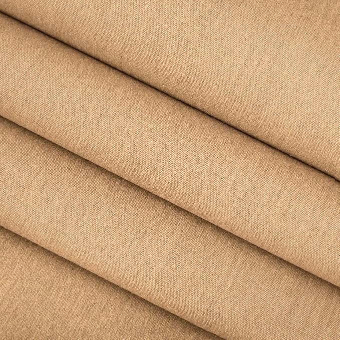 RSH DECOR: Sunbrella Square Throw Pillows Set of 4 | 17" x 17" | Water and Fade-Resistant Performance Fabric | Outdoor Pillow Covers with Down-Alternative Inserts | Made in USA (Cast Sand Tan)