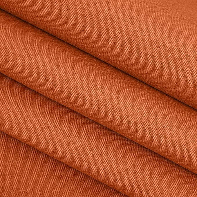 RSH DECOR: Sunbrella Pillow Covers Set of 2 | Covers Only - 20" x 12" | Outdoor Lumbar Pillow Covers Crafted with Sunbrella Performance Fabric | Canvas Rust