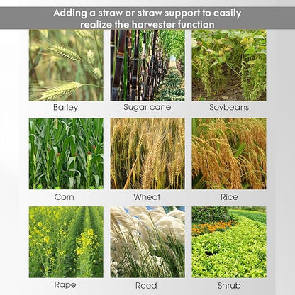 52cc 2 Stroke Gas Weed Wacker, Multi-Functional Gas Powered Brush Cutter, 5 in 1 Tool Weed Wackers, Cordless Hedge Trimmer, Gas Weed Wacker Yard Care Tools, Lightweight Weed Eater Orange