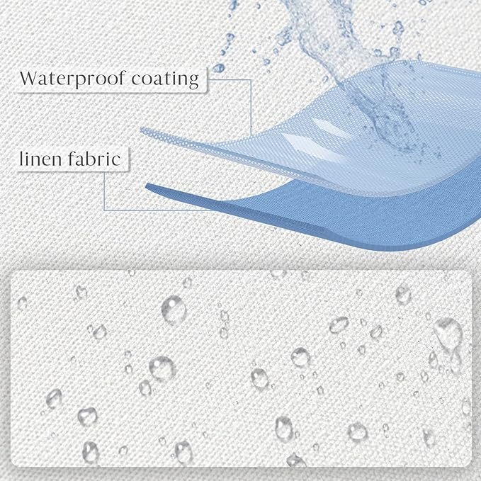 Ashler 20 x 20 Outdoor Pillows, Waterproof Inserts Set of 2 Throw Pillow Inserts, Hypoallergenic Stuffer Sham Square Pillow Insert for Patio, Bench, Garden, Indoor Outdoor Decorative