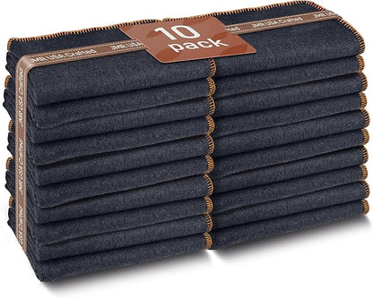Wool Camping Blanket – 70% Wool Heavy-Duty Military Style Throw, Warm & Washable, Fire Retardant Cover for Emergency, Survival & Outdoor Use – Perfect for Camping, Car, Home & Hiking, Navy 62x84