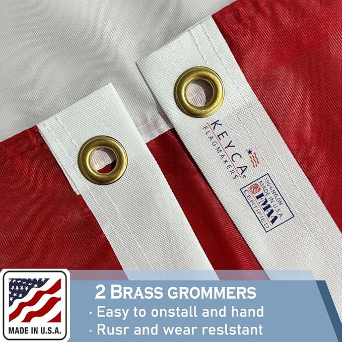 California Republic State State Flags 4x6 Outdoor Heavy Duty Double Sided Nylon Vivid Color Anti-Fading with 2 Brass Grommets for Home/Company/Indoor Outdoor Decoration