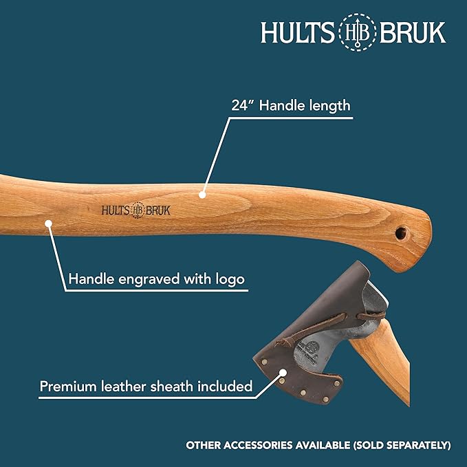 Hults Bruk 840712 Aneby Hatchet - 2 lb Head, 20" Handle