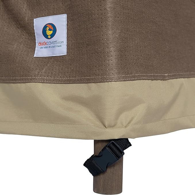 DUCKCOVERS Elegant Water-Resistant 104 Inch Patio Sofa Cover, Patio Furniture Covers