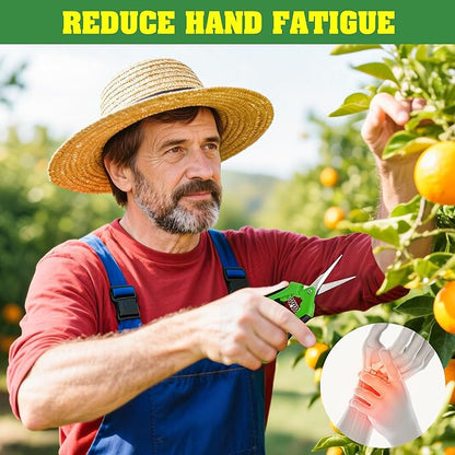 4 Pack Garden Shears, Stainless Steel Shears Gardening Tools, Scissors, Garden Clippers, Pruning Shears for Gardening Shears & Scissors (Green)