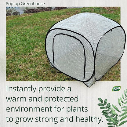 Dalen Pop-Up Mini Greenhouse - Easy Setup and Storage – 39”W x 39" L x 36" H - Special Venting Window to Ensure Breeze
