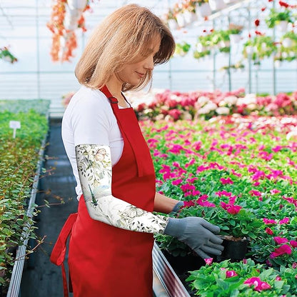 Buwuta Garden Sleeves for Women Dragonfly Sun Protection Sleeves Anti-Scratch Arm Cooling Sleeves for Farmers Sports