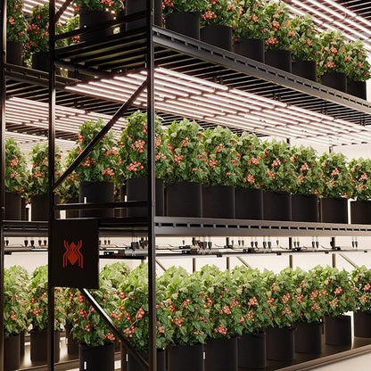 Spider Farmer G1000W Commercial Grade Cost-Effective 1000W LED Grow Lights, 2025 Upgraded App Remote Control, Vertical Farming Co2 Bar LED Growing Lamp, 4x4 & 5x5 Coverage