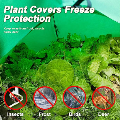 59″*59″*60″ Winter Plant Warm Covers - Raised Bed Cover, Garden Row Accelerator, Warm Tent Freeze Protection Humidity Domes for Germination, Seedling Propagation Protecting Plants from Animals