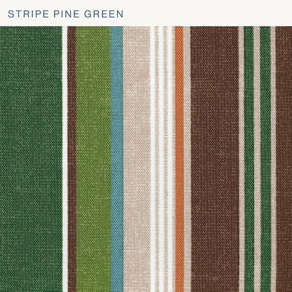 Honeycomb Outdoor Lumbar Pillow 2-Pack, 22 x 12, Stripe Pine Green Throw Pillows for Patio Furniture