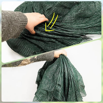 2 in 1 Portable Greenhouse Protection from Sun Heat,Garden Tunnel Shade Net Cover with Quick-Release Technology,Row Covers for Vegetables Plant Cover from Sun (Pack 2)