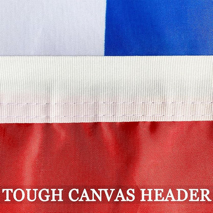 Cuban Cuba Flag 3x5 Outdoor Double Sided- 3Ply 240D 4 Rows Stitched- Large 3x5 Cuban Flag For Wall- UV Fade Resistant With Canvas Header & 2 Brass Grommets